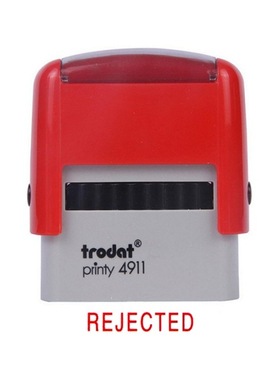 trodat 卓达 E136 回墨印章 REJECTED 回墨万次印章 翻斗印章4911
