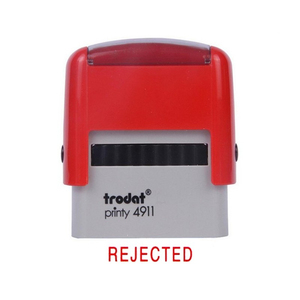 trodat 卓达 E136 回墨印章 REJECTED 回墨万次印章 翻斗印章4911