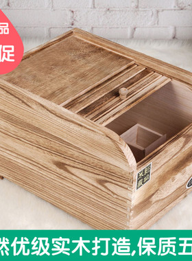 环保实木质碳化密封防虫特价储物防虫1015KG桐木保鲜米桶储箱米缸