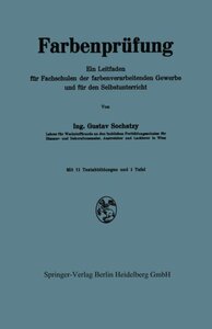 【预订】Farbenprufung: Ein Leitfaden Fur Fac...