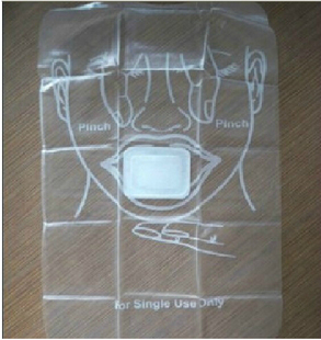 特价一次性培训屏障消毒膜口对口人工呼吸器呼吸面罩独立包装