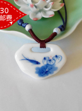 纯手绘饰品动物编织项链