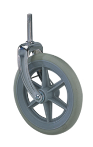 凯洋8寸实心前轮含前叉 佛山轮椅 轮椅配件 FS809前轮