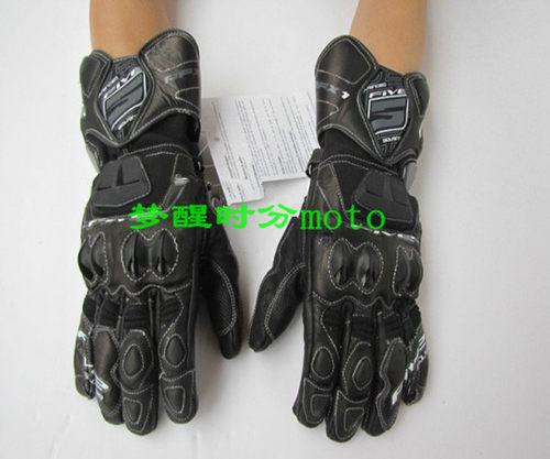 FIVE 5 GLOVE RFX1长款真皮 赛车手套 摩托车手套 骑士手套黑色 - 封面