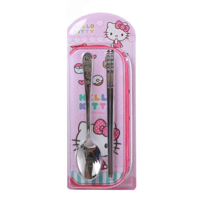 韩国进口HelloKitty凯蒂猫筷子图片
