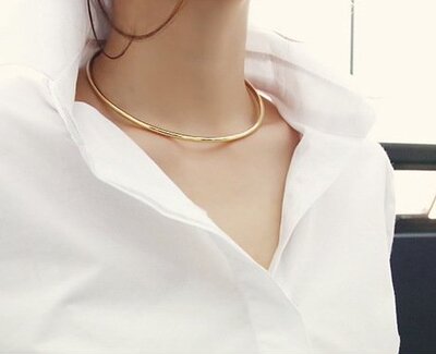 项圈金属铜质necklace男女时尚