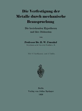 【预订】Die Verfestigung Der Metalle Durch M...