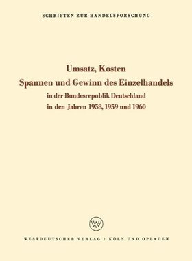 【预售】Umsatz, Kosten, Spannen Und Gewinn Des Einzelh...