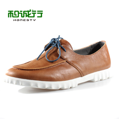 2015 summer styles and grey sheep leather casual shoes men Korean lace men shoes 0550457