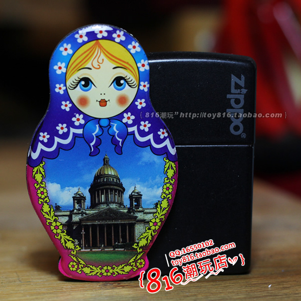 俄罗斯当地购买套娃冰箱贴