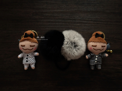 日本发饰reefur梨花rinka尾毛