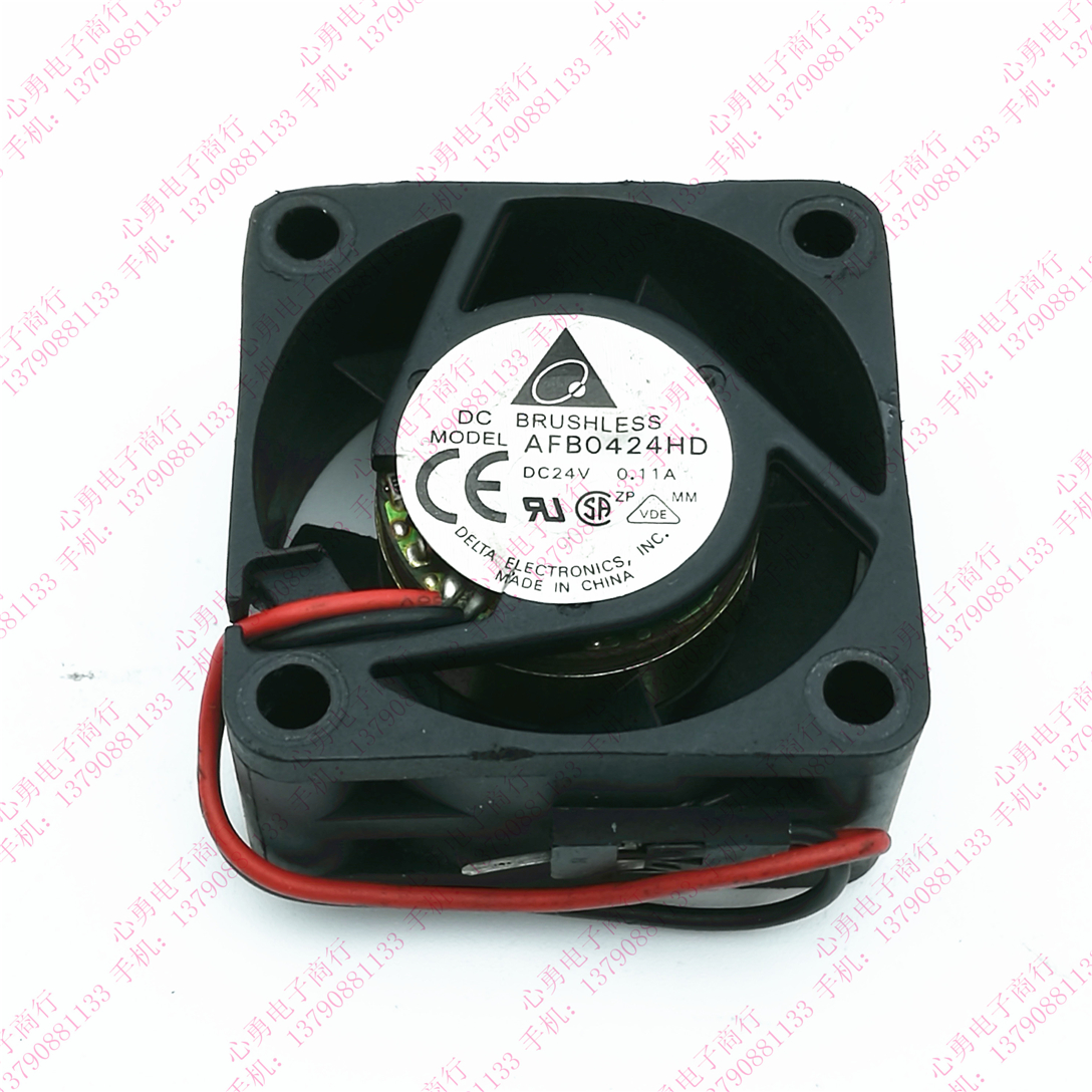 台达 AFB0424HD 24v 0.11A 4cm 4020大风量 车载逆变 变频器风扇