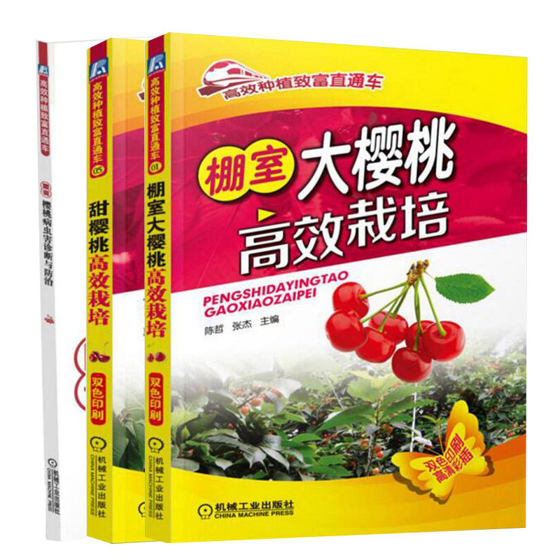 甜樱桃栽培 棚室大樱桃栽培 图说樱桃病虫害诊断与防治 樱桃树种植