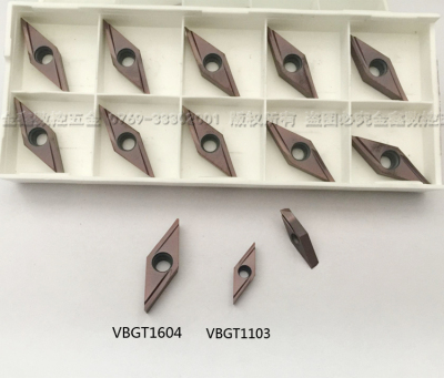 数控精车刀片走心机VBGT160402R/VBGT110304R-Y PR930不锈钢钢件