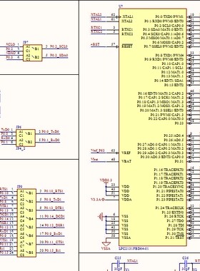 LPC2131开发板原理图 lpc2131 ARM开发板MAX3243 74HC595 SP3232E