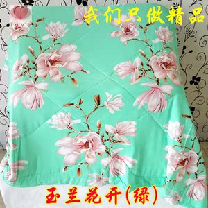 人造棉夏凉被空调被韩香绸舒香绸绵绸棉绸夏被可水洗单人成人包邮