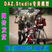 studio模型材质HDR 127 Pro Urban daz3d Sets Recreation