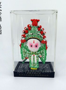 中国特色工艺品创意卡通京剧摆件