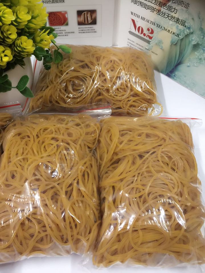 美发店烫发皮套皮筋冷烫热烫专用耐热耐高温皮筋杠子