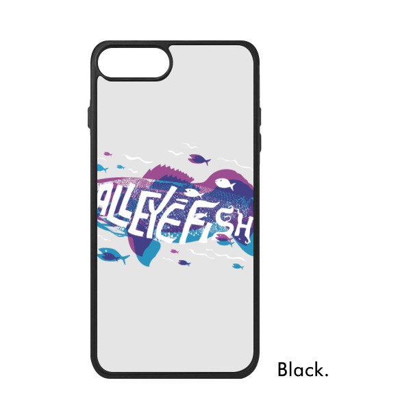 适用于iPhone紫色卡通鱼海洋动物Xr手机壳max保护套678pro硅胶112