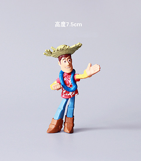 美国正版 玩具大集合 夏威夷版 胡迪警长 公仔玩具模型摆件 7.5cm