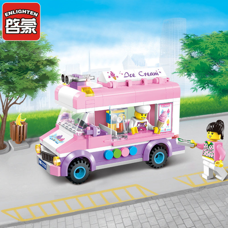 #原创新人# ENLIGHTEN 启蒙 玩具城市系列 移动冰淇淋车 晒单