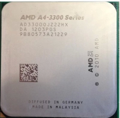AMD A4-3300 A4-3400 CPU Ë«ºË ɢƬFM1½Ó¿ÚÁíÓÐ4ºËX4 631 X4 641