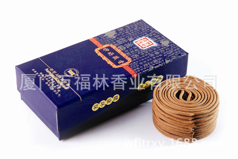厦门万福林天然香 妙好藏香2H盘香  B2002