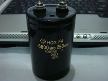 【腾盛达电子】日立  250V6800uF 6800MFD250VDC 螺丝脚电解电容