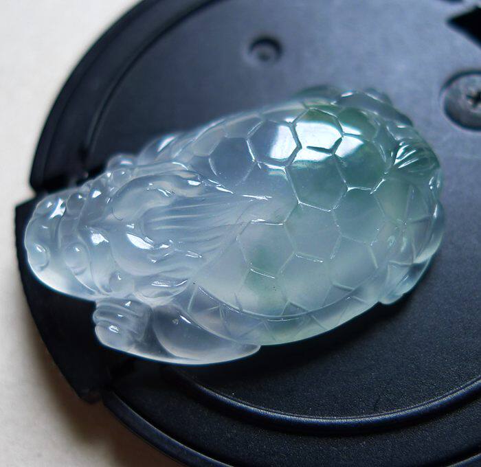 【星玉楼翡翠】70475高冰大龙龟缅甸揭阳工老坑天然A货正品翡翠