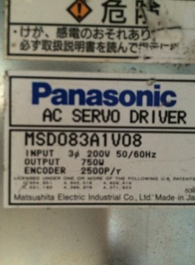 MSD083A1V08/MSD023A1XX/MSD013A1XX/  松下驱动器