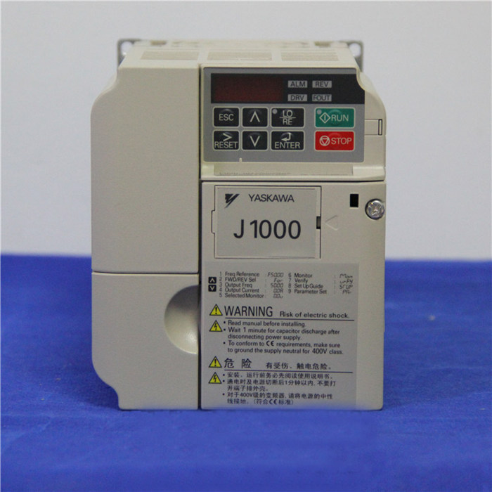 全新安川变频器CIMR-JB4A0001BAA J1000系列三相380V/0.2KW 200W