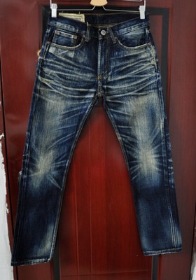 工艺定制牛仔水洗参考价格 NO.42 自然做旧效果