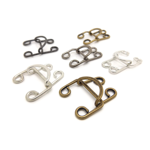 高档全铜大号风纪扣挂钩纽扣扣子风衣皮衣外套搭扣皮草貂皮勾子