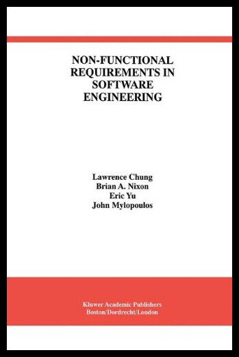 【预售】Non-Functional Requirements in Software Engineeri