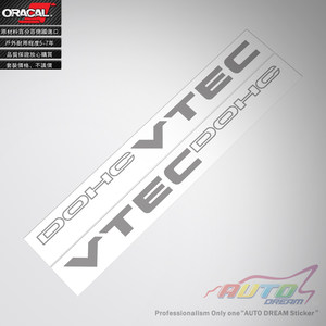 适用于honda vtec dohc stickerl本田FD2 gk5 FN2改装车贴纸贴花