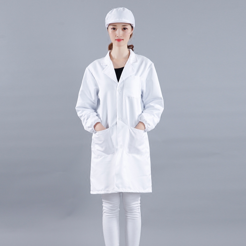化学实验室戴帽松紧包邮工装制服