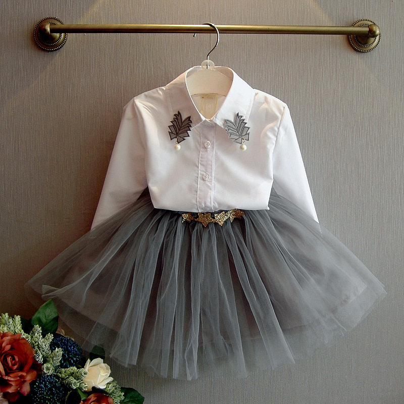 Chemise fille à manche longue - Ref 2087327 Image 1