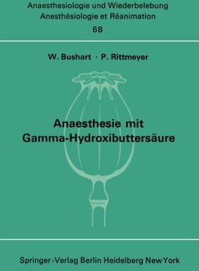 【预订】Anaesthesie Mit Gamma-Hydroxibutters...