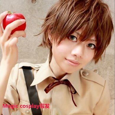 cosplay假发 远野高志 西班牙安东尼奥 路明非 冰上的尤里 季光虹