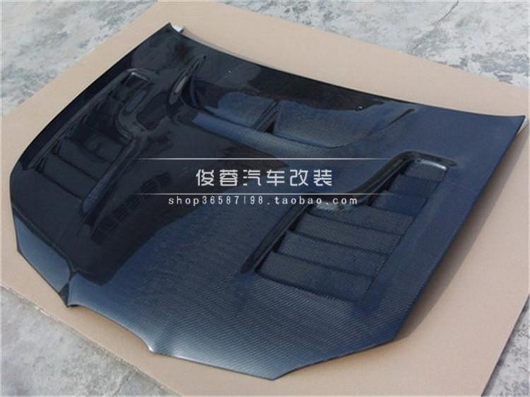 斯巴鲁 翼豹九9代CW款碳纤维开孔机盖 翼豹9九代碳纤维引擎盖