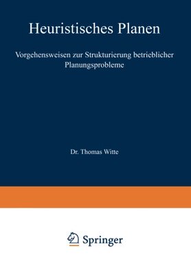 【预售】Heuristisches Planen: Vorgehensweisen Zur Stru...