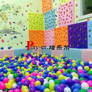 墙面形状配对积木EVA泡沫 幼儿早教亲子墙面装饰认知拼插软体积木