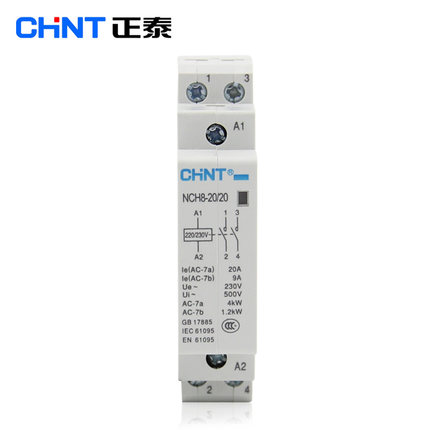 正泰 家用交流接触器 交流接触器 NCH8-20/20 220V