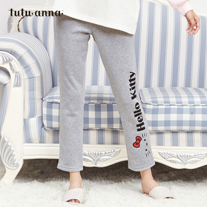 tutuanna睡裤女 HELLO KITTY 字母印花 日系 长裤 家居裤