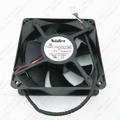 原装 Nidec B35502-35DEL7 12038 12V 1.40A PP749-A00 散热风扇