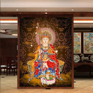 客厅DIY方钻满钻沾贴钻石画贴钻十字绣西藏族唐卡地藏王菩萨佛像