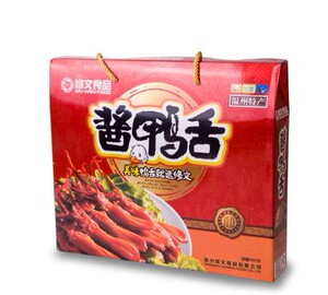 修文鸭舌鸭舌头 浙江温州特产 修文食品 酱鸭舌 960g礼盒装