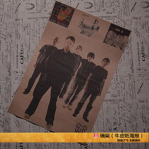 电台司令乐队海报radiohead主唱汤姆约克Yorke英国伟大摇滚乐队画