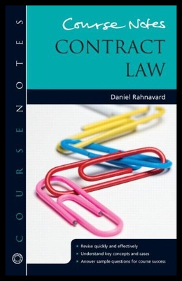【预售】Course Notes: Contract Law